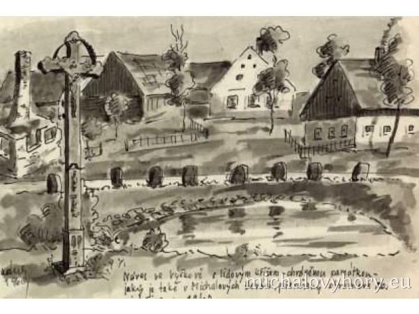 Výškov - poznámka o křížku platí pro křížek naproti poště